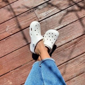 White Crocs